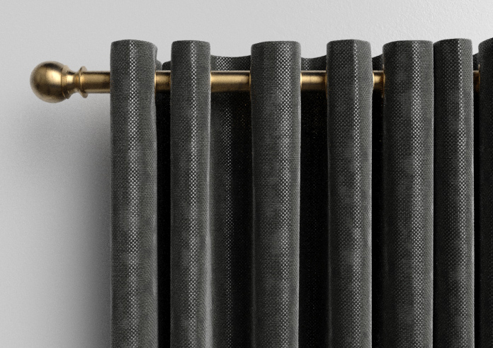 Oleander, Charcoal - Made to Measure Curtains - Image 12
